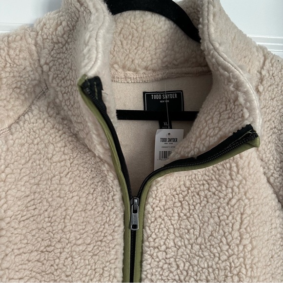 NEW! Todd Snyder Men's Sherpa Colorblock Pullover - Picture 4 of 5